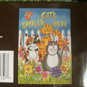 Colorful Cat Garden Flag
